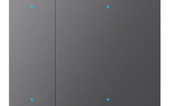 GVS CHKA-04/W.1.23 Wippenset für WALTZ 2-fach, Aluminium | anthrazit
