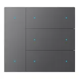 GVS CHKA-08/W.1.23 Wippenset für WALTZ 4-fach, Aluminium | anthrazit