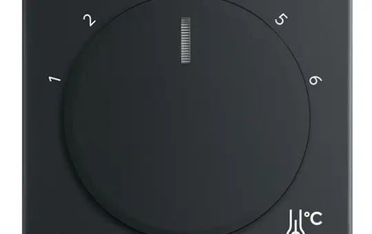 BUSCH-JAEGER 1794R-885 RTR-Drehabdeckung Future Standard | schwarz matt