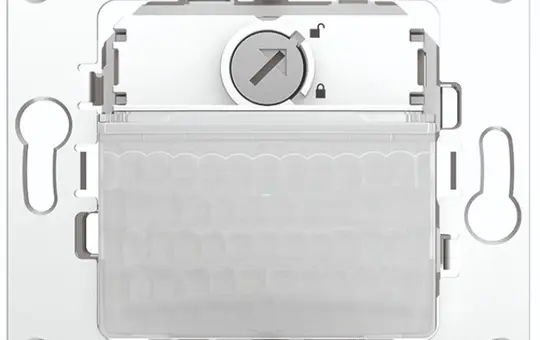 THEBEN theMura S180 Slave B UP Passiv-Bewegungsmelder für Wandmontage, ohne Abdeckrahmen