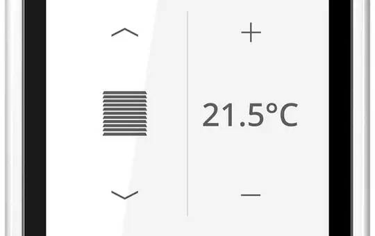 JUNG LS459D1SWW KNX Raumcontroller LS TOUCH LS 990 | alpinweiß