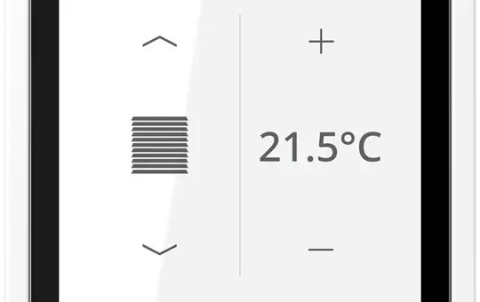 JUNG LSZ459BFD1SWWM KNX Raumcontroller LS TOUCH LS ZERO | schneeweiß matt