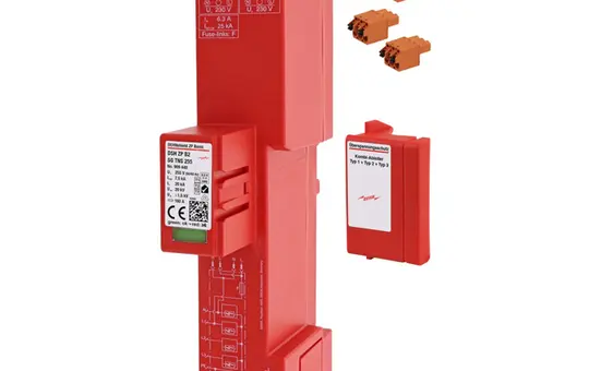 DEHN 909440 Kombi-Ableiter 30 kA, 4+0 Schaltung, inkl. Überstromsp.