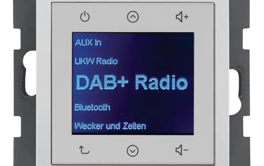 BERKER 29841404 UP-Radio Touch S.1/B.3/B.7 DAB+ | alu matt