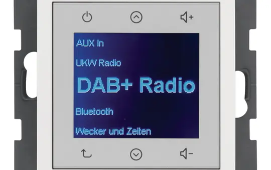 BERKER 29848989 UP-Radio Touch S.1/B.3/B.7 DAB+ | polarweiß glänzend