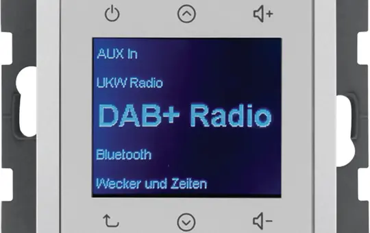 BERKER 30841404 UP-Radio Touch S.1/B.3/B.7 DAB+, Bluetooth | alu matt
