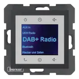 BERKER 30841606 UP-Radio Touch S.1/B.3/B.7 DAB+, Bluetooth | anthrazit