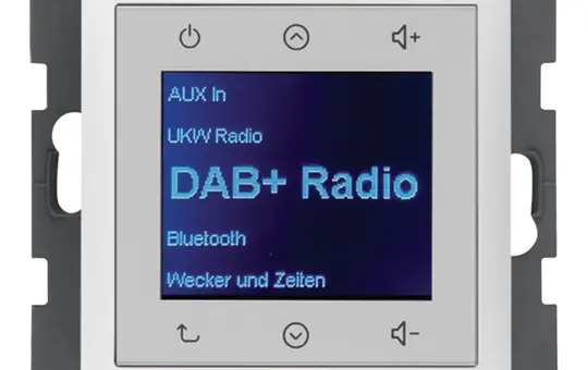 BERKER 30849909 UP-Radio Touch S.1/B.3/B.7 DAB+, Bluetooth | polarweiß matt