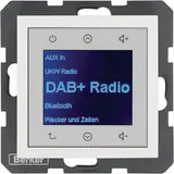 BERKER 30848989 UP-Radio Touch S.1/B.3/B.7 DAB+, Bluetooth | polarweiß glänzend