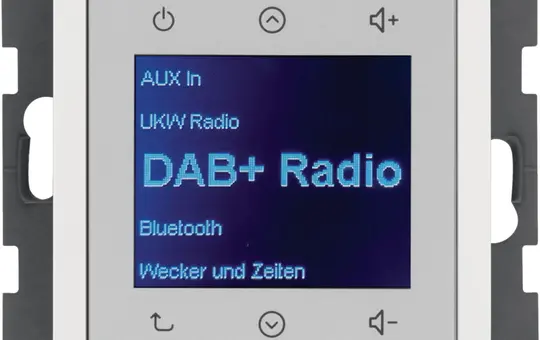 BERKER 30848989 UP-Radio Touch S.1/B.3/B.7 DAB+, Bluetooth | polarweiß glänzend
