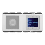 BERKER 30807009 UP-Radio-Set K.1/K.5 DAB+, Mono, Bluetooth | polarweiß glänzend