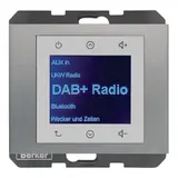 BERKER 29847004 UP-Radio Touch K.1/K.5 DAB+ | edelstahl