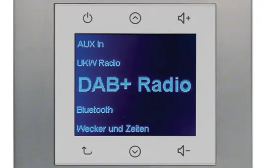 BERKER 30847004 UP-Radio Touch K.1/K.5 DAB+, Bluetooth | edelstahl