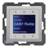 BERKER 29846084 UP-Radio Touch Q.1/Q.3 DAB+ | alu samt
