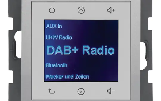 BERKER 29846084 UP-Radio Touch Q.1/Q.3 DAB+ | alu samt