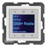 BERKER 29846089 UP-Radio Touch Q.1/Q.3 DAB+ | polarweiß samt