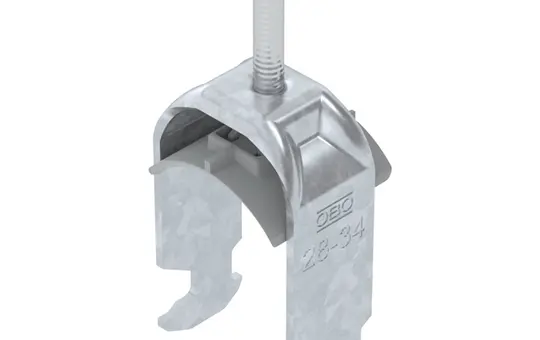 OBO BETTERMANN 1186229 Bügelschelle H-Fuß 1-fach | 28-34 mm