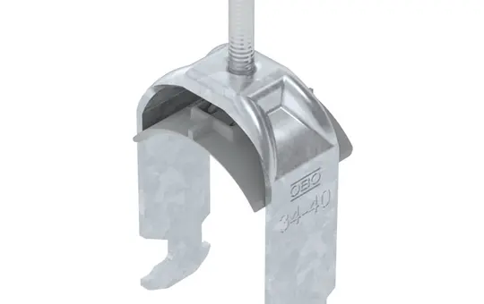 OBO BETTERMANN 1186236 Bügelschelle H-Fuß 1-fach | 34-40 mm