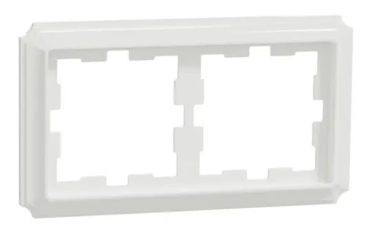 MERTEN MEG4020-4735 Abdeckrahmen D-Antik 2-fach | lotosweiß