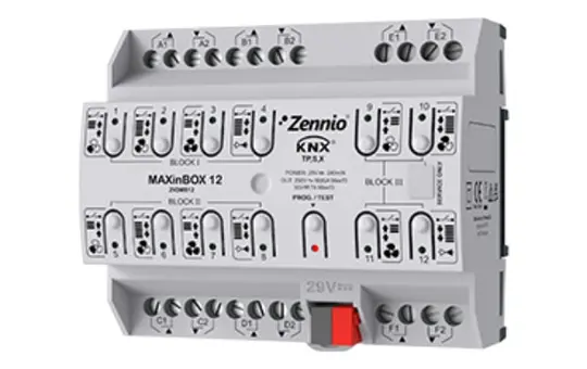 ZENNIO ZIOMB12 KNX-Universalaktor MAXinBOX 16 A 12-fach, Secure