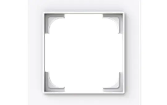 BUSCH-JAEGER 1721-44G Abdeckrahmen art linear 1-fach | studioweiß glänzend