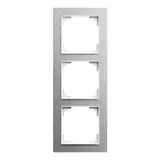 BUSCH-JAEGER 1723-4073 Abdeckrahmen art linear 3-fach | alusilber