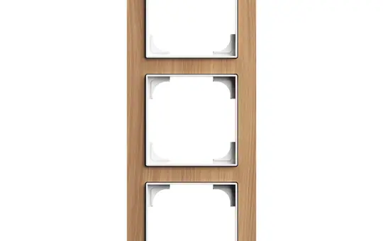 BUSCH-JAEGER 1723-4083 Abdeckrahmen art linear 3-fach | eiche