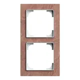 BUSCH-JAEGER 1722-4097 Abdeckrahmen art linear 2-fach | schiefer terra rosso