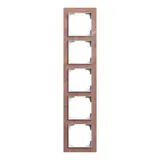 BUSCH-JAEGER 1725-4097 Abdeckrahmen art linear 5-fach | schiefer terra rosso