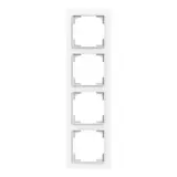 BUSCH-JAEGER 1724-44M Abdeckrahmen art linear 4-fach | studioweiß matt