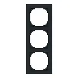 BUSCH-JAEGER 1723-45M Abdeckrahmen art linear 3-fach | schwarz matt