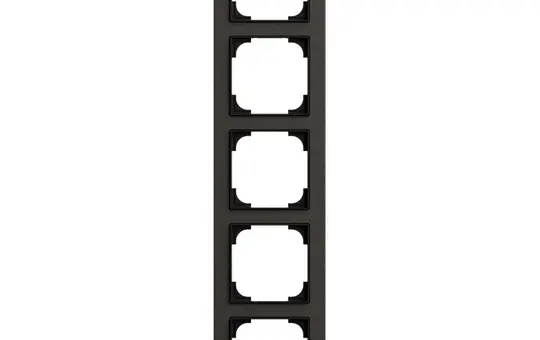 BUSCH-JAEGER 1725-4045 Abdeckrahmen art linear 5-fach | papierschwarz