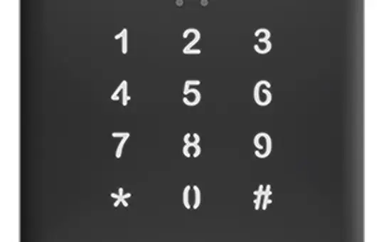 ZENNIO ZVIIWOKA KNX-Keypad schwarz