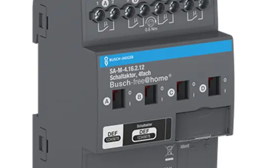 BUSCH-JAEGER SA-M-4.16.2.12 f@h-Schaltaktor 16 A 4-fach
