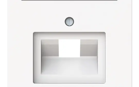 BUSCH-JAEGER 1803-44M Netzwerkabdeckung art linear 1-fach | studioweiß matt