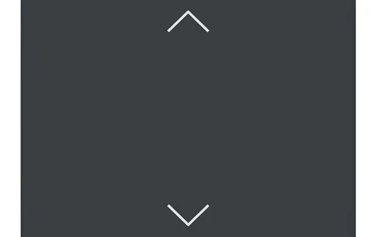 BUSCH-JAEGER LFAW/A.1.63.11-81 Wippe für Keypad future 1-fach, Pfeile | anthrazit