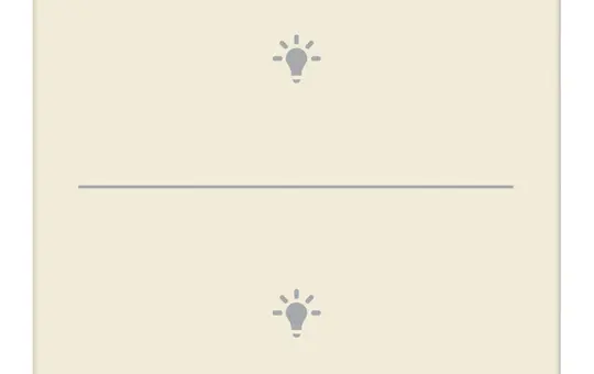 BUSCH-JAEGER LFBT/A.2.63.11-84 Taste für Keypad future 2-fach, Licht | alpinweiß