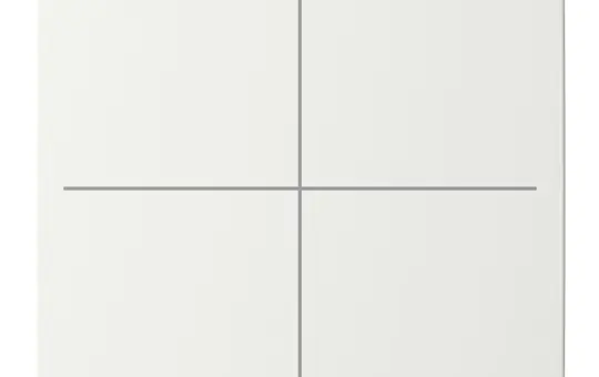 BUSCH-JAEGER LFW/A.4.55.11-914 Wippe für Keypad balance SI 4-fach | alpinweiß