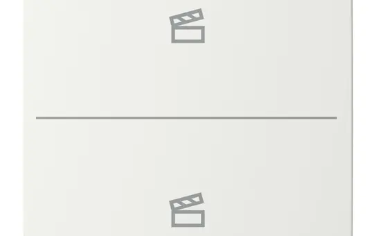 BUSCH-JAEGER LFST/A.2.55.11-914 Taste für Keypad balance SI 2-fach, Szene | alpinweiß