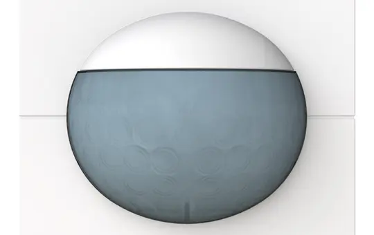 BUSCH-JAEGER 62764-44M-WL Bewegungsmelder flex art linear Komfort, Multilinse, Wireless | studioweiß matt