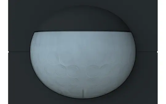 BUSCH-JAEGER 62764-45M-WL Bewegungsmelder flex art linear Komfort, Multilinse, Wireless | schwarz matt