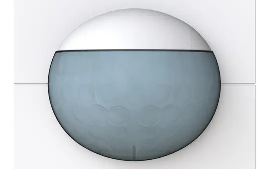 BUSCH-JAEGER 64764-44G Bewegungsmelder flex art linear Komfort, Multilinse | studioweiß glänzend