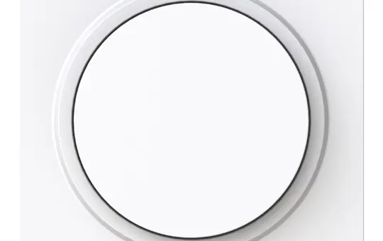 BUSCH-JAEGER 6540-44G-102 Drehdimmerabdeckung art linaer beleuchtet | studioweiß glänzend