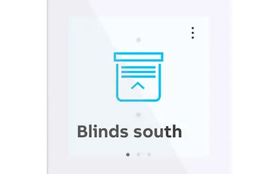 BUSCH-JAEGER 2TMA310010W0001 KNX/f@h-Touchpanel Room Touch Standard | weißglas | 4 Zoll