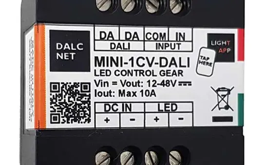 DALCNET MINI-1CV-DALI DALI-LED-Dimmaktor CV 1-fach, 10 A, UP