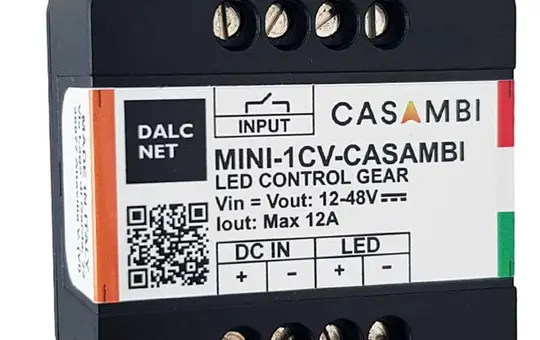 DALCNET MINI-1CV-CASAMBI LED-Dimmaktor CV 1-fach, 10 A, UP