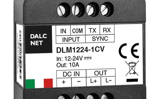 DALCNET DLM1224-1CV Dimmeraktor 0-10 V CV 1-fach, 10 A, UP
