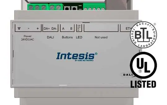 INTESIS INBACDAL0640500 DALI-BACnet-Gateway IP Server 1 Kanal