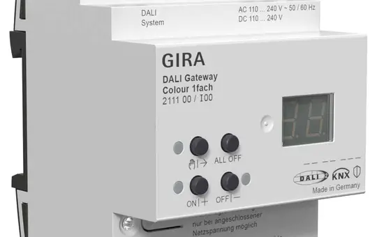 GIRA 211100 KNX-DALI-Gateway Colour 1-fach