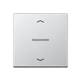 JUNG BTA17101PAL beschr. Tastsensor HOME Serie A 1-fach, Pfeile | aluminium lackiert